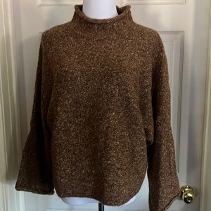 William Rast brown with white speckles sweater